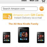 Mobile Friendly Dynamic Website amazon.com